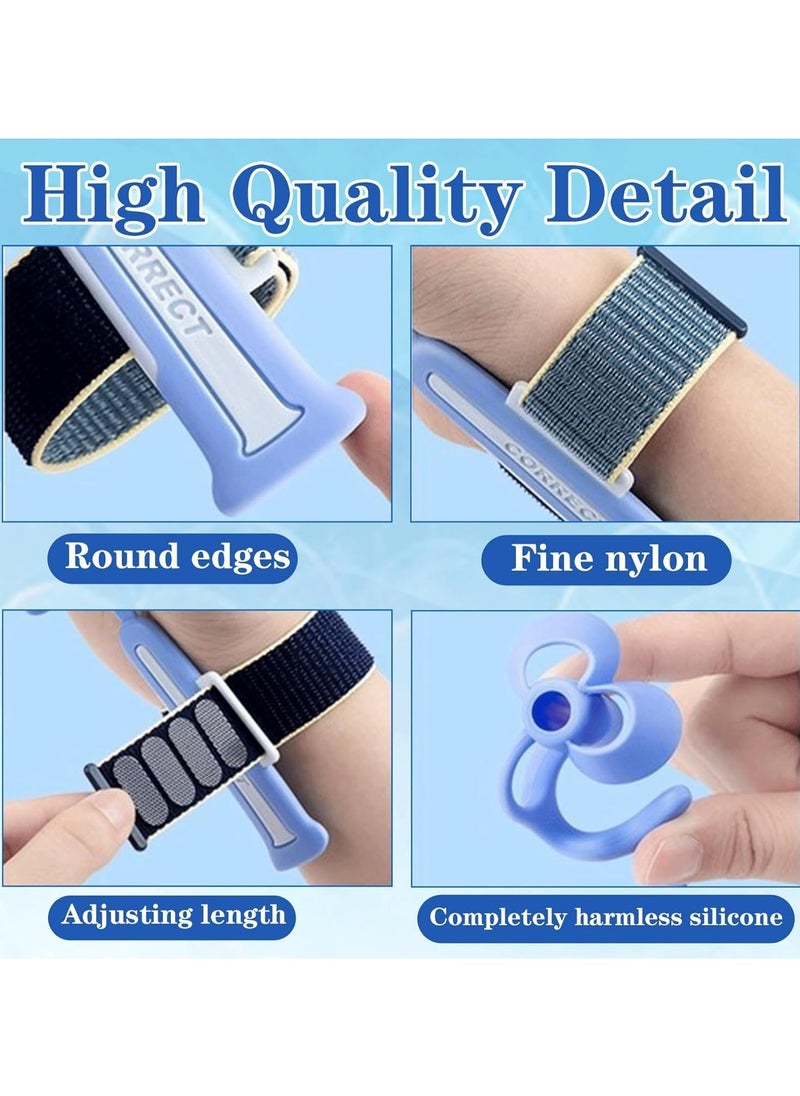 CMGTYYD - CMGTYYD Pecbase Pencil Grip, Toddler Pencil Grip for 3-9 Years, Kids Handwriting Aid Tools, Training Pen Holding Posture Correction Tools, 1PCS - Blue - Image 1