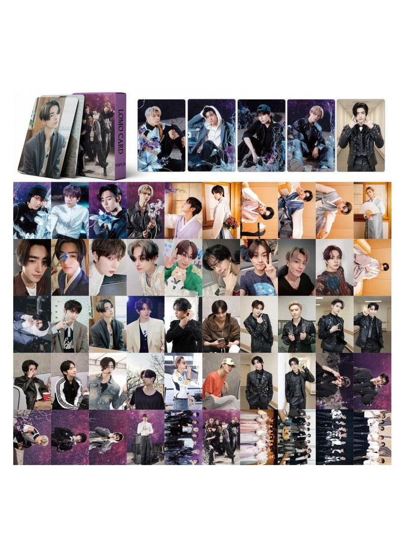 NIBEMINENT 55 Pcs Kpop ENHYPEN Lomo Cards Card For Fans Collection Gifts - Image 2