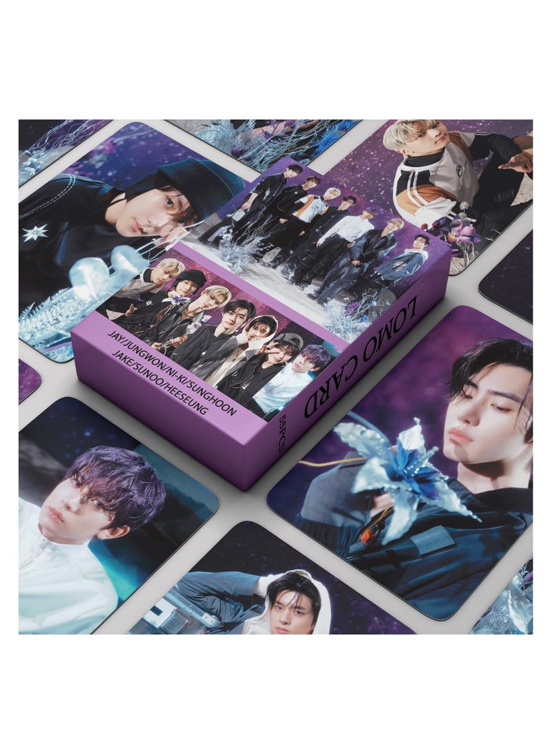 NIBEMINENT 55 Pcs Kpop ENHYPEN Lomo Cards Card For Fans Collection Gifts - Image 1