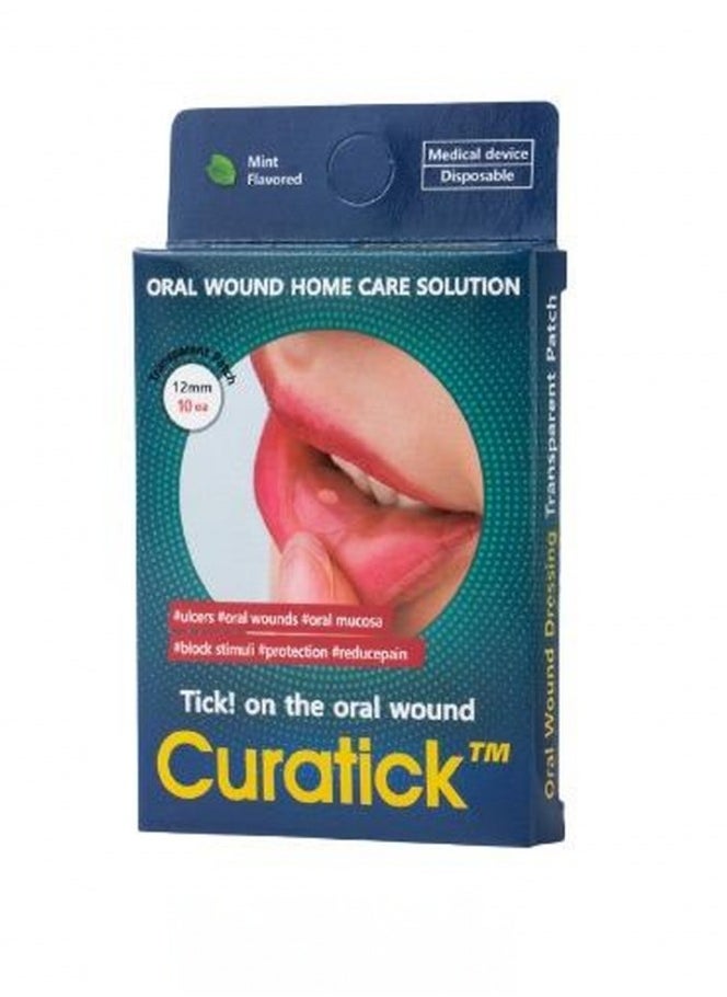 Curatick Oral Wound Home Care Solution Tick On 12mm  - Image 1