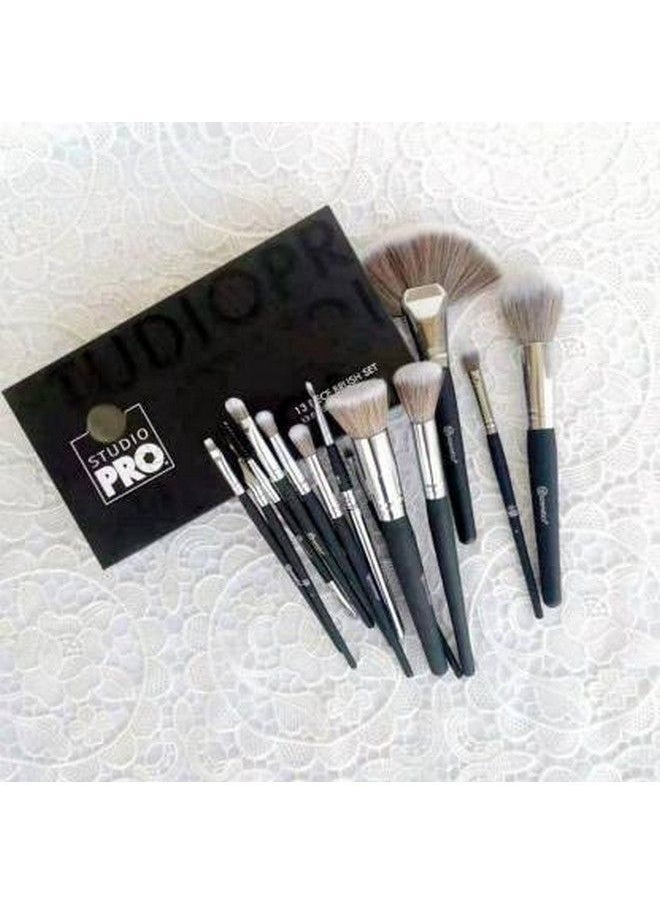 BH STUDIO PRO - Professionnels Makeup Brush Set Of 13 Black - Image 1