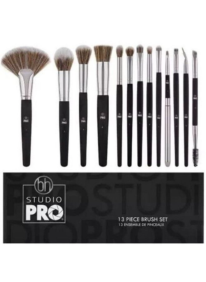 BH STUDIO PRO - Professionnels Makeup Brush Set Of 13 Black - Image 1