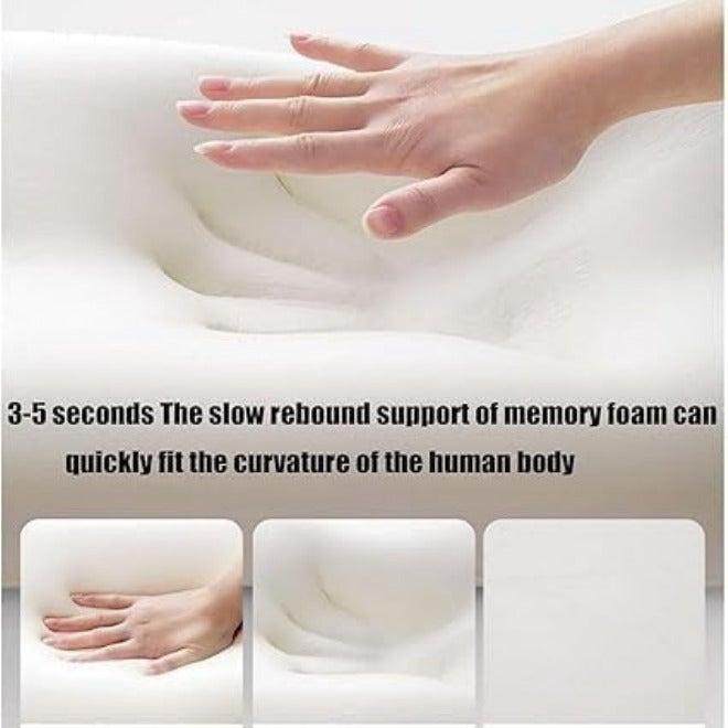 Easy-Clean Wedge Pillow, Waterproof & Removable Cover, 27° Ergonomic Support, High-Density Memory Foam - Image 2