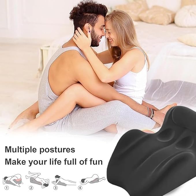 Easy-Clean Wedge Pillow, Waterproof & Removable Cover, 27° Ergonomic Support, High-Density Memory Foam - Image 4