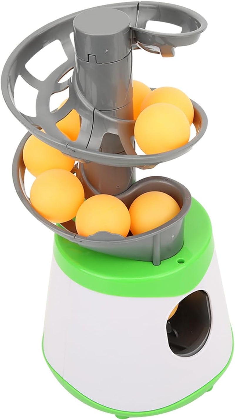 Dioche Table Tennis Automatic Launcher Portable ABS Trainer for Beginners Kids Pong Training Toy with 10 Balls Lightweight Easy to Carry - Image 1