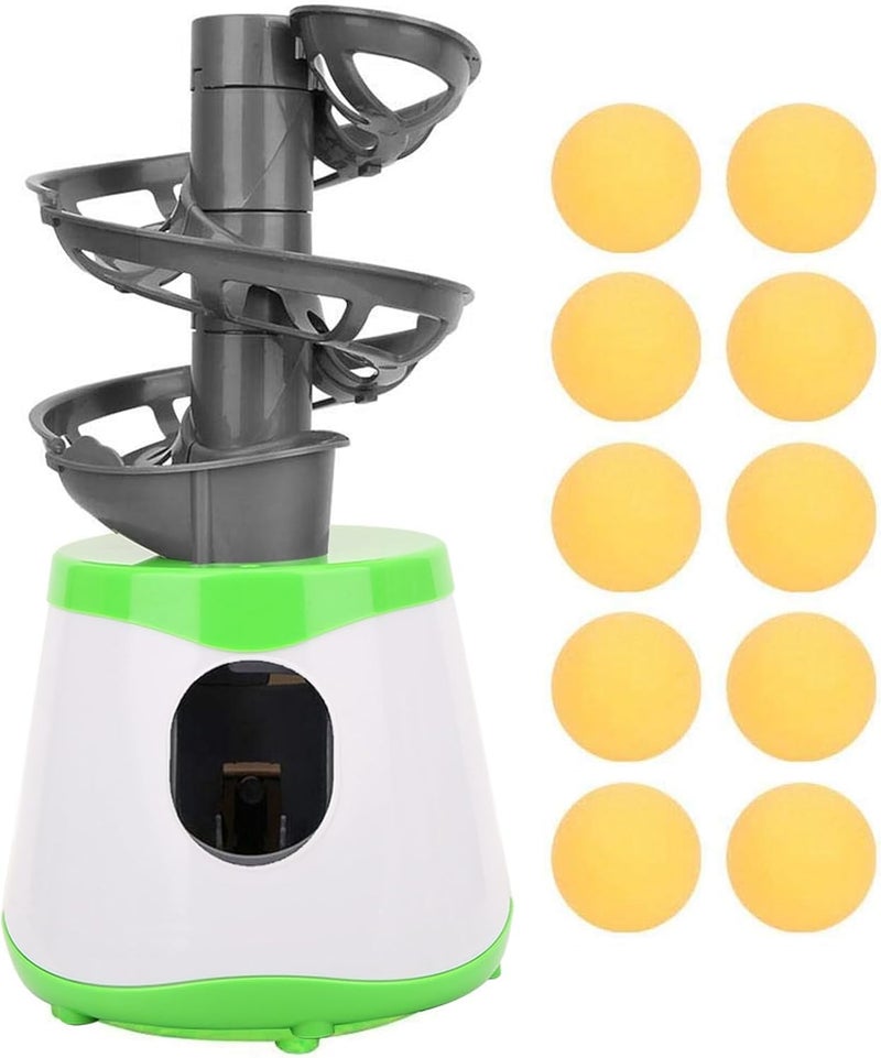Dioche Table Tennis Automatic Launcher Portable ABS Trainer for Beginners Kids Pong Training Toy with 10 Balls Lightweight Easy to Carry - Image 4