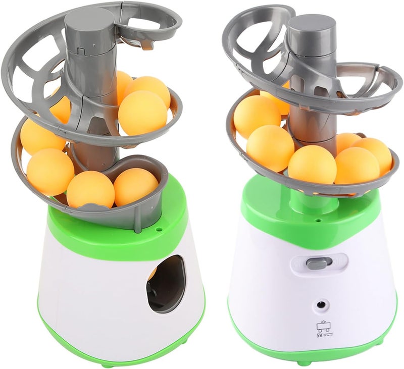 Dioche Table Tennis Automatic Launcher Portable ABS Trainer for Beginners Kids Pong Training Toy with 10 Balls Lightweight Easy to Carry - Image 3