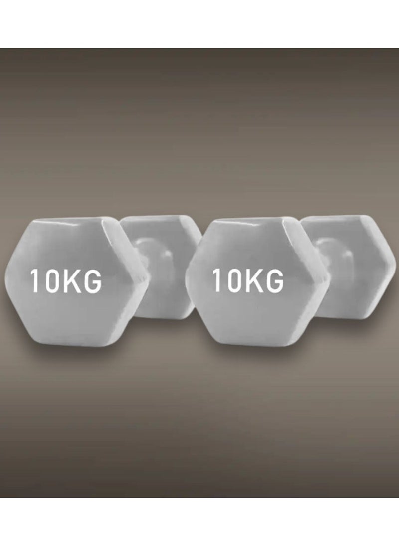GRIT GRIT Vinyl Dumbbell Pair - 10 Kg  - Image 1