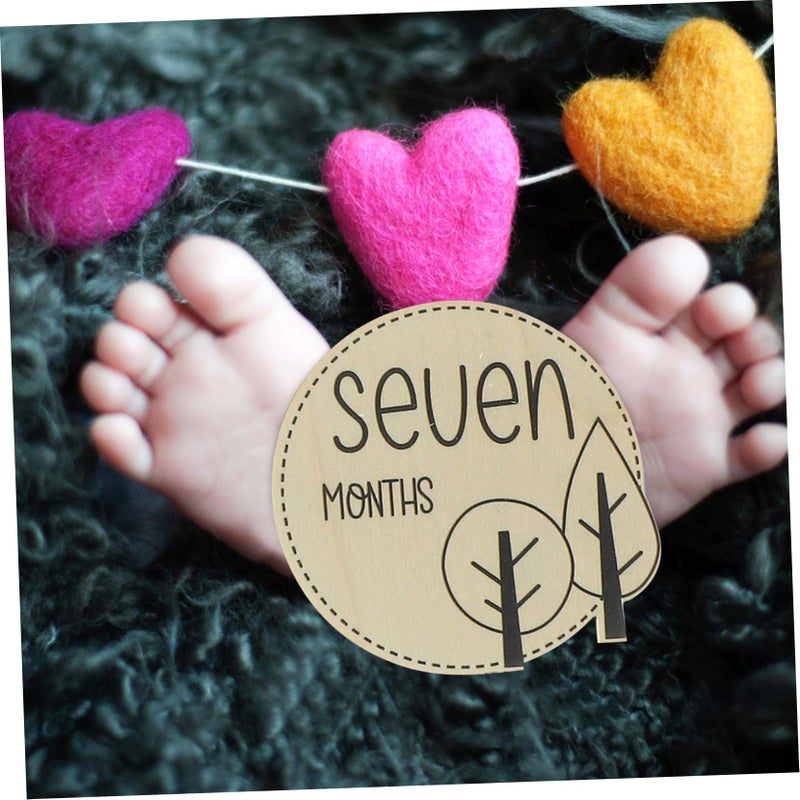 12Pcs Forest Animal Milestone Cards For Newborns Monthly Growth Photography Markers - Image 4