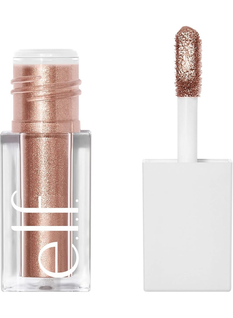 إلف ظلال عيون سائلة معدنية، سريعة الجفاف، تدوم طويلاً، تركيبة جل لتغطية مصبوغة بلمسة واحدة، نباتية وخالية من القسوة، لون كوميت - Image 1