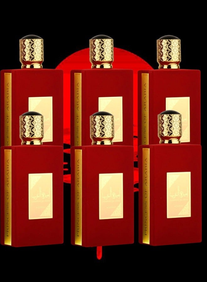أصداف 6 قطع عطر اميرة العرب 100 مل - Image 1