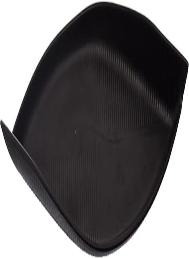 Moments Moments Melamine Oval Plate, 36 cm Size, Black 