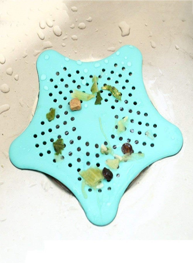 MOREL Starfish Design Silicone Rubber Kitchen and Bathroom Colander Strainer Sink Filter Hair Catcher for Wash Basin (Random Colour, Medium) - Image 4