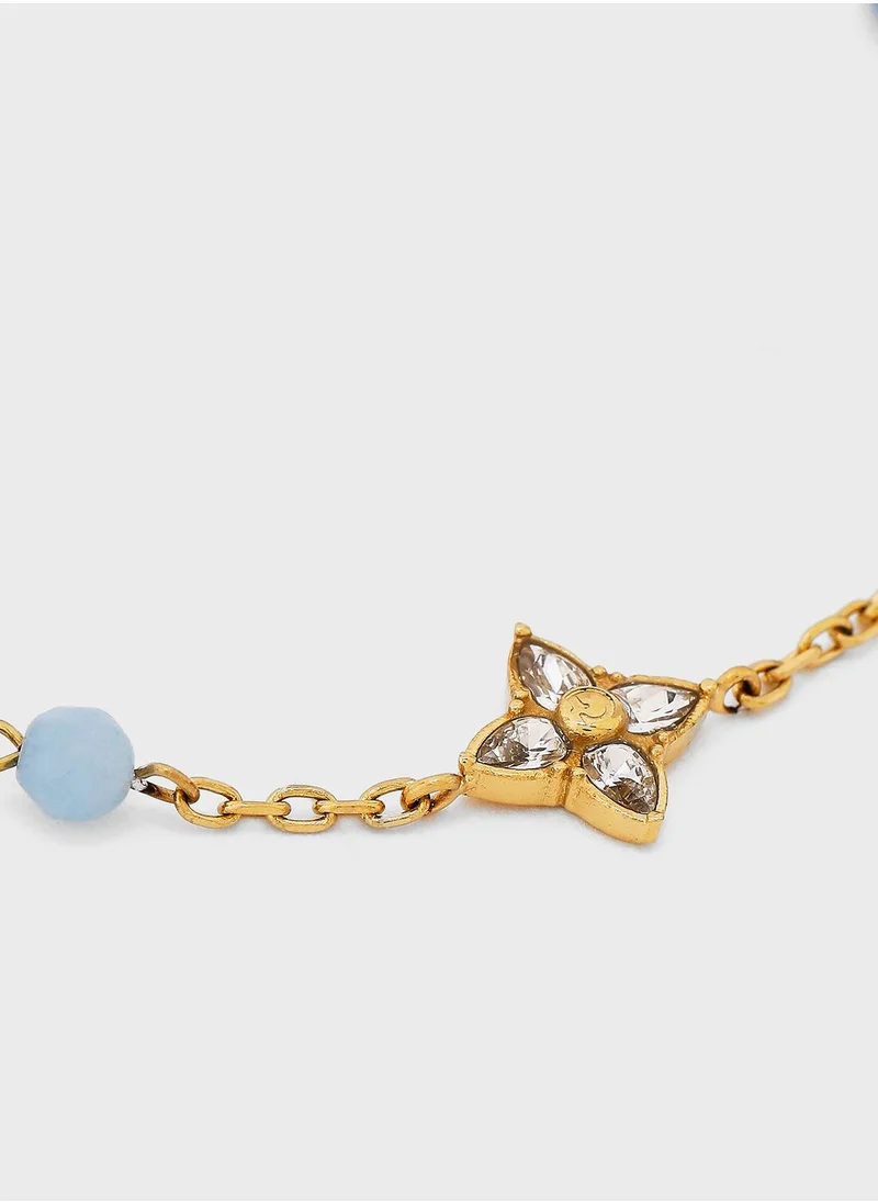 GUESS Agate & Flower Bracelet