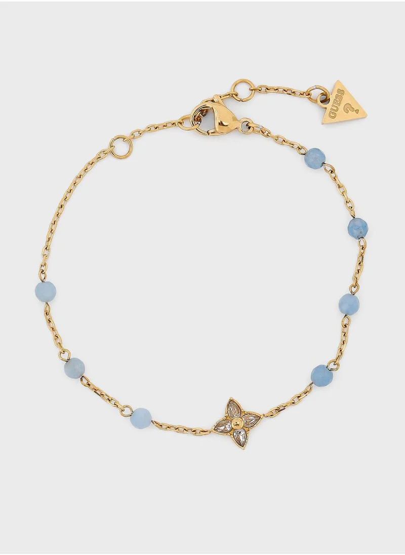 GUESS Agate & Flower Bracelet
