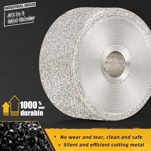 Sbestily Sanding Bits for Dremel Rotary Tool，Grinding Stone Diamond Sanding Drill Bits with 1/8" Shank - Tough Enough to Metal Rust Removal/Smoothing/Sharpening - 80 Grit 1 Pack - Image 2