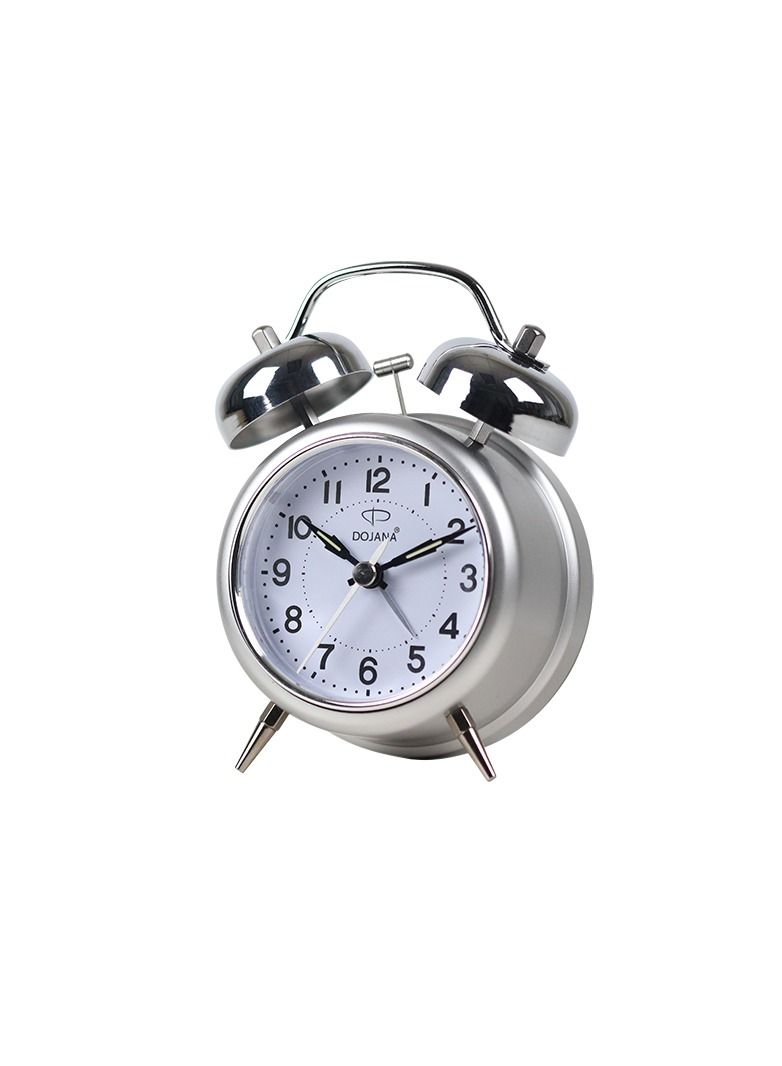 Dojana Silent plastic Alarm Clock with Twin Bell - Image 2
