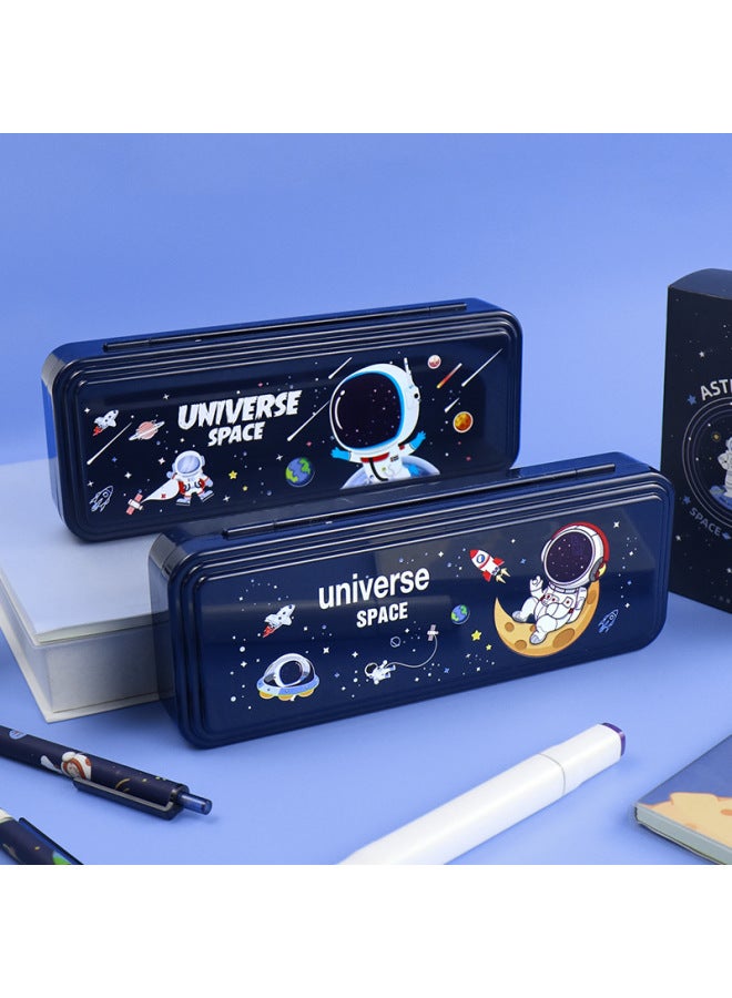 Custom Anime Cartoon Stationery Box Cipher Lock Plastic Pp Pen Case For Boys And Girls Pen Case Astronaut Pencil Case - Image 4