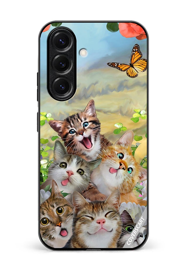 VR CREATIVE Protective Case Cover For Samsung Galaxy A56 Cats Design Multicolour