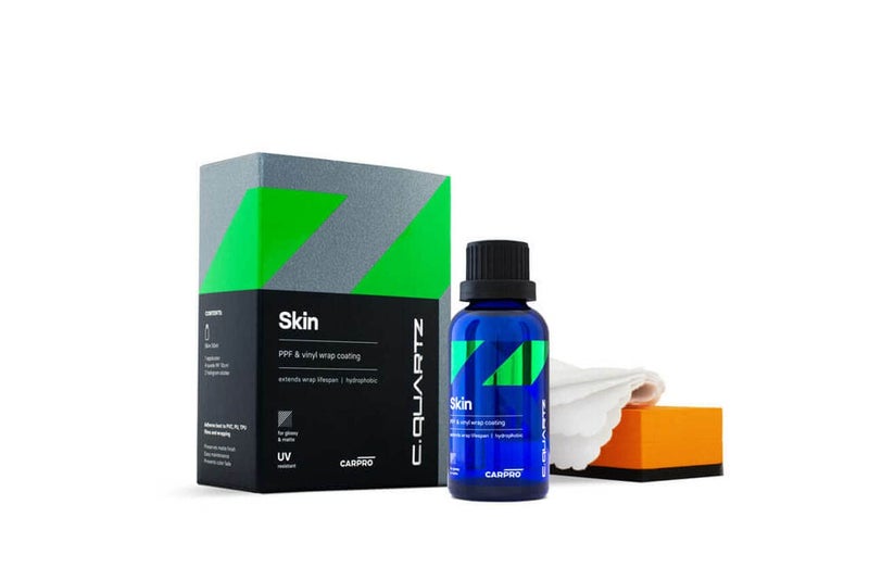 CARPRO CQUARTZ Skin PPF & Vinyl Nano-Coat - UV Protection for Wrapped Vehicles with Vinyl Film, UVA & UVB Resistant (50mL)