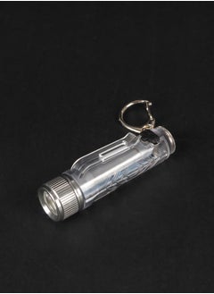 LUSTER Rechargeable LED Flashlight 4 Lighting Modes Keychain Hanging Flashlight colorless  - Image 3