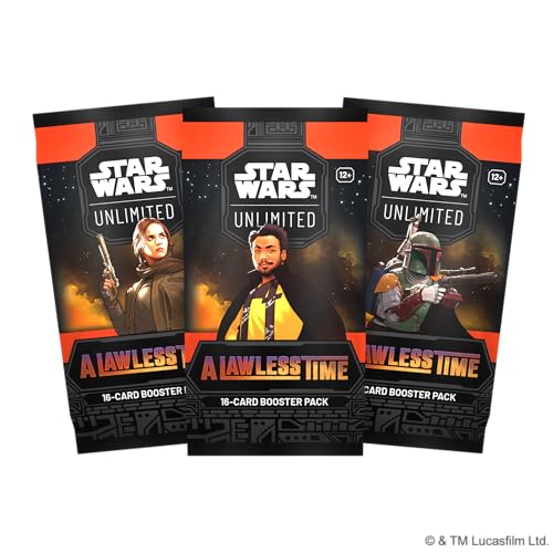 Asmodee Star Wars Unlimited TCG A Lawless Time Booster Display 24Pack Display Box Featuring Rare Legendary Foil Cards FastPaced Trading Card Game Ages 12 2 Players 20 Minute Playtime - Image 3