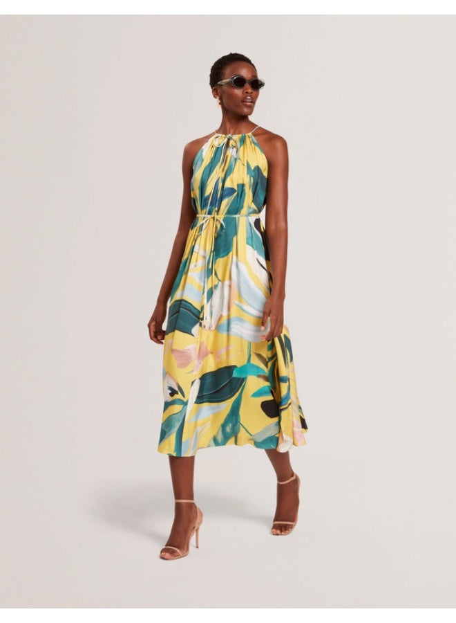 Ted Baker Halter Neck Midi Dress - Image 3
