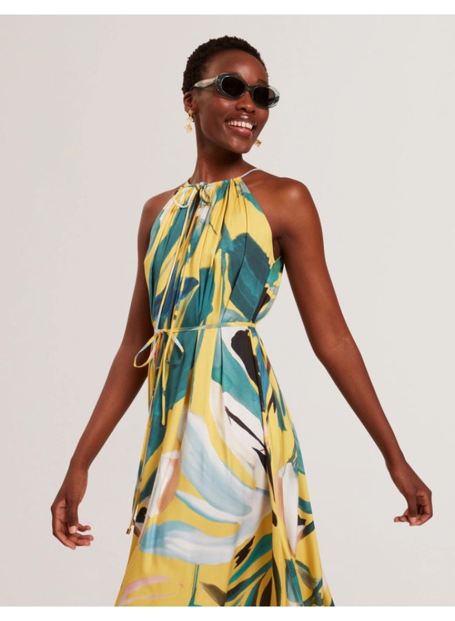 Ted Baker Halter Neck Midi Dress - Image 2