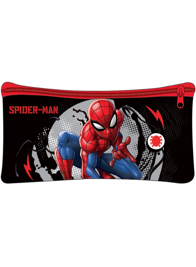 MARVEL Spider Man 5 in 1 Value Pack (16" Trolley Bag with Lunch Box, Lunch bag, Water Bottle and Pencil Case) - Image 3