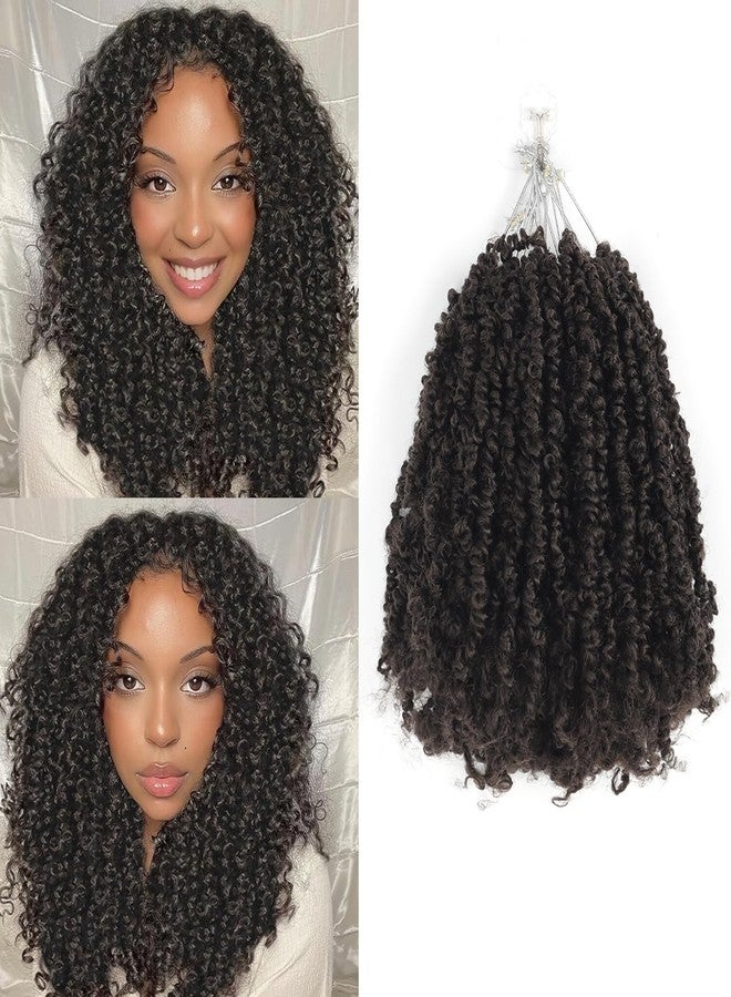 الالبيبي مجموعة Alaleibaby المكونة من 9 قطع من شعر الكروشيه Yanky Twist بطول 16 بوصة، وصلات شعر مجعدة مجدولة مسبقًا، شعر Yanky Twist بني اللون مع تجعيدات (رقم 4، 16 بوصة (عبوة من 9)) - Image 1