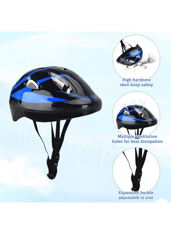 KCDMBUE Kids Protective Gear Set 7 Pcs, Adjustable Helmet with Knee Elbow Wrist Pads for Scooter, Skateboard, Bike, Roller Skating, Safety Gear for Ages 5-12 (Style 1)  - Image 2