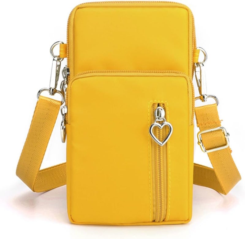 JANKS Small Crossbody Bag for Women - Mini Phone Purses with Crossbody Strap and Wallet - Nylon Arm Bag - Image 1