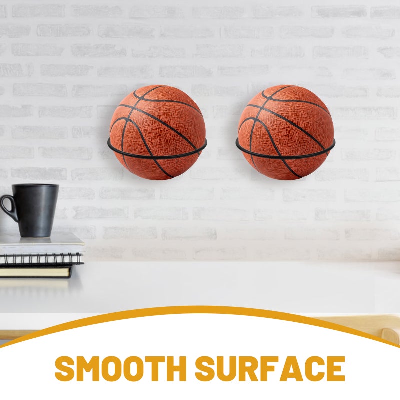 Basketball Display Stand with Durable Iron Material for Sports Balls - Image 3