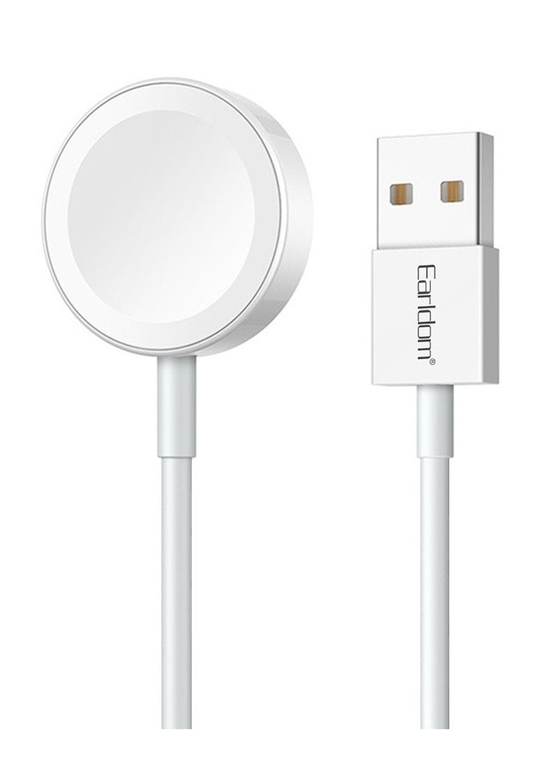 Beauenty NEW ET-WC21 Wireless Charging Cable for Apple Watch – 5V/0.35A, 1.0m Length, White (Model 40236) - Image 1