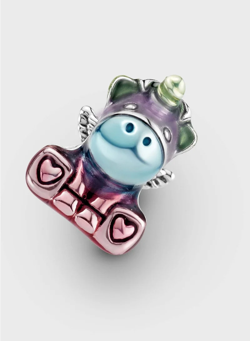 PANDORA Colourful Rainbow Bruno The Unicorn Charm