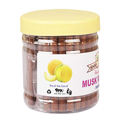Rolimoli Musk Melon Dry dhoop Sticks Pack for Pooja 150 gram in a Box Incense Sticks Agarbatti havan Item - Image 3