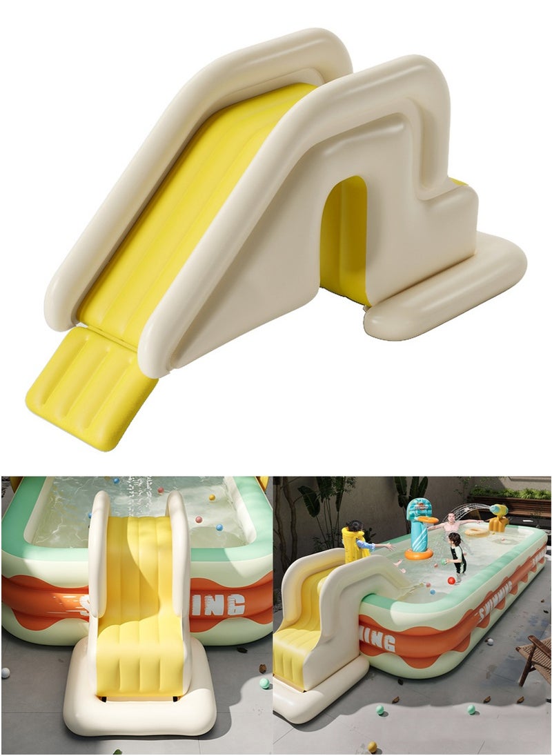 TAPIT Inflatable Swimming Pool Slide, Anti Rollover Children's Inflatable Toys Slide, Amusement Park Slide for Indoor and Outdoor, Summer Water Party Supply for Kids and Adults (Slide)  - Image 1