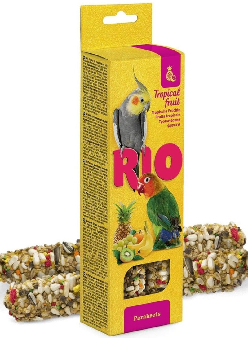 RIO Sticks for Parakeets with tropical fruit 2x75g - Image 1