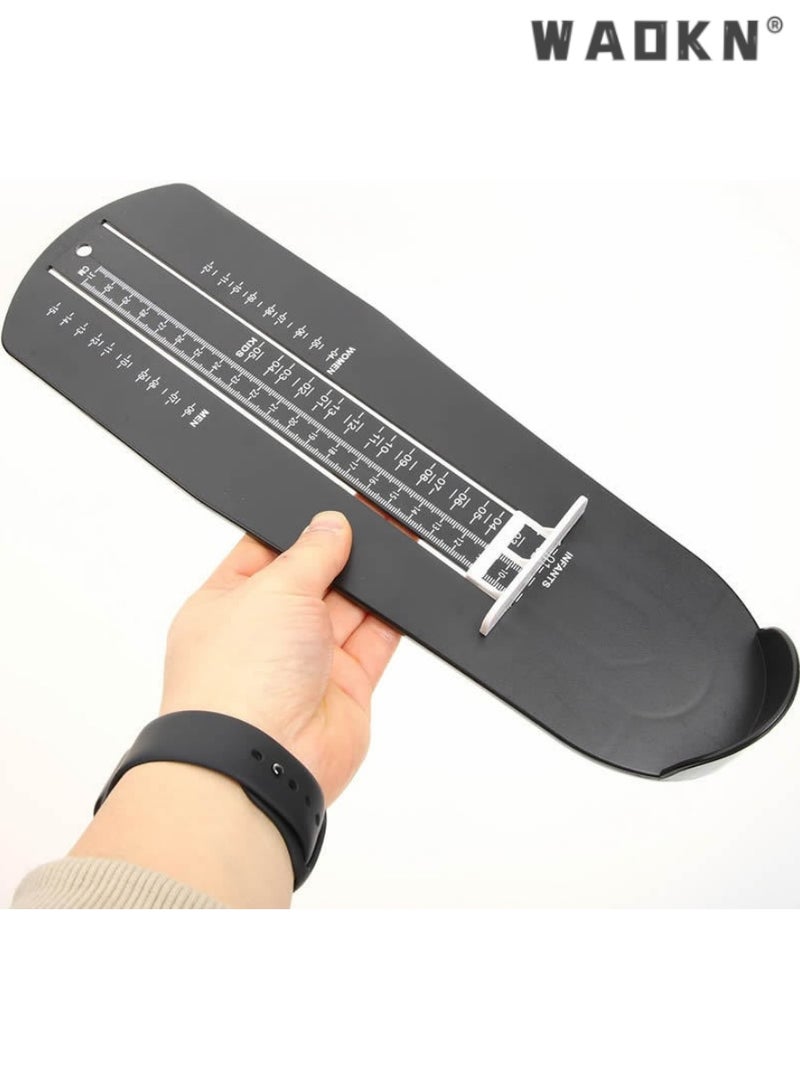 Foot Measurement Device, US Shoe Measuring Device，Adult and Children's Shoe Size Measuring Tool, Accurate and Easy to Use, Ideal for Determining Perfect Fit for All Age, Reliable and Convenient