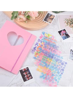 Mmmon Kpop Photocard Binder Kpop Photocard Holder Book Sleeves,A5 Binder Photocard Album 6 Ring Photocard Binder Card Protectors Pages Protectors 200 Cards(Pink)  - Image 3