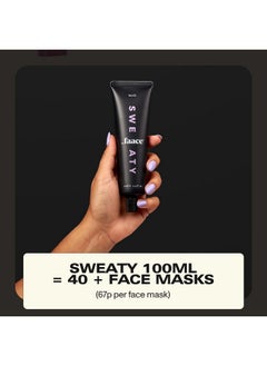 Faace Faace Sweaty Face Mask & Primer Restorative Cream Pore Minimizer, Moisturizes, Mattifies, Soothes Skin with Argan Oil, Aloe, Vitamin C & E, Bergamot, Patchouli, Lavender Organic & Vegan Skincare 3.4oz  - Image 4