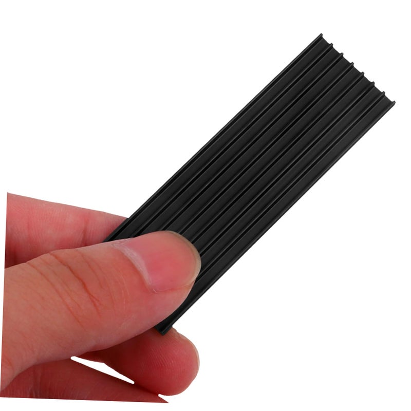 3 Set SSD Heatsink Kit with Thermal Pads for Solid State Drives Sleek Black Design Enhanced Cooling - Image 5