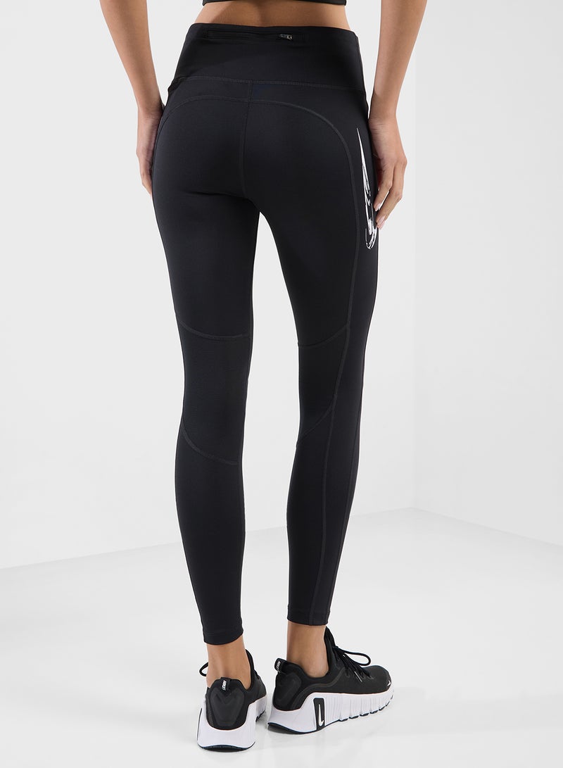 نايكي بنطلون ضيق 7/8 دراي-فِت عالي الخصر - Image 2