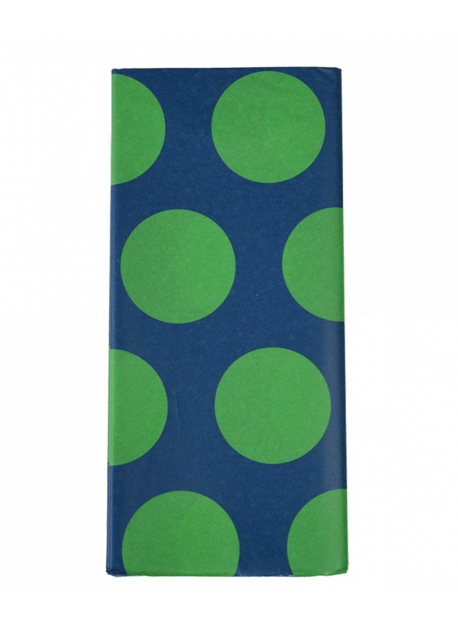 Rex London Green on Blue Spotlight Tissue Paper (10 Sheets) – Premium Quality Wrapping Paper for Gifts, Crafts, and Special Occasions  - Image 1