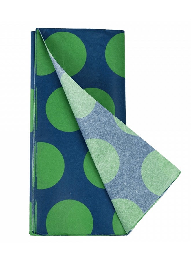 Rex London Green on Blue Spotlight Tissue Paper (10 Sheets) – Premium Quality Wrapping Paper for Gifts, Crafts, and Special Occasions  - Image 3