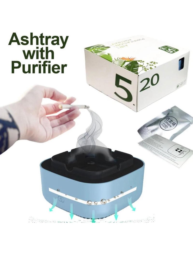 Air Purifier Ashtray Multifunction Air Purifier Ashtray to Clean Negative Ion Air Fresher For Home Offices Car - Image 1