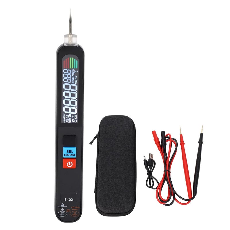 Pen Type Digital Multimeter, 6000 Counts, Non Voltage Tester - Multifunctional Tester, Auto Shut Off, Compact Portable Design - Image 1