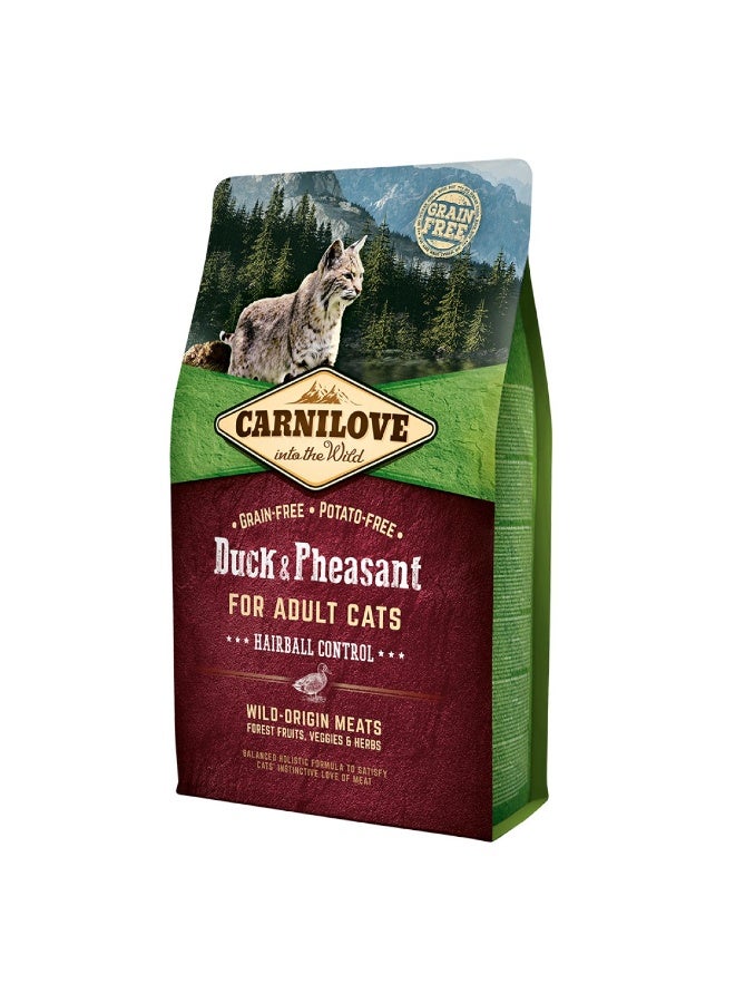 كارنيلوف Carnilove Duck & Pheasant for Adult Cats 2kg - Image 1