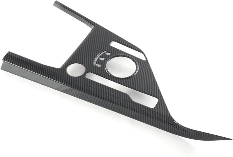 QASULER Carbon Fiber Gear Shift Panel Trim for Kia Niro 2022 - Image 1