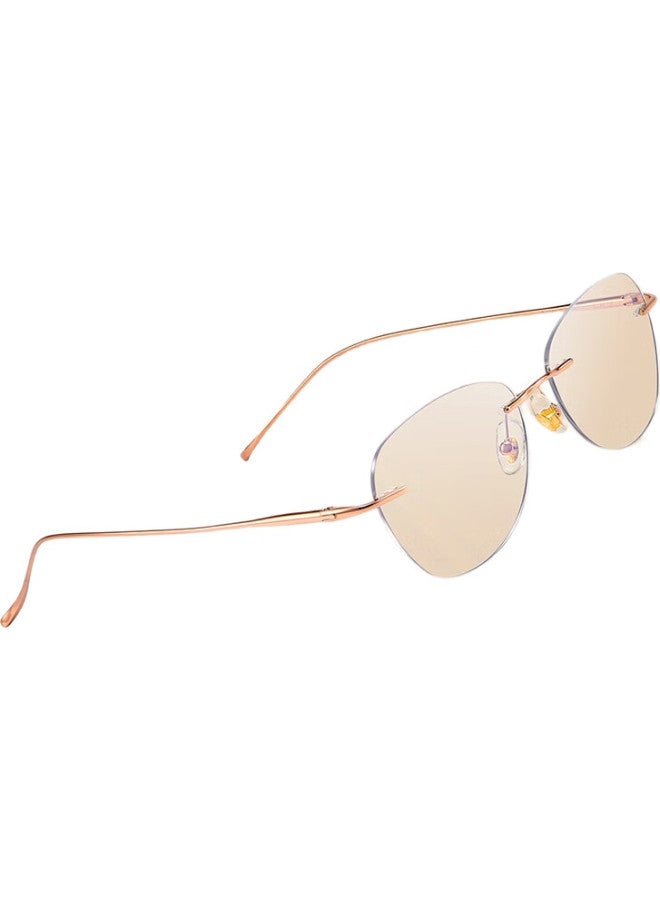 CAPONI Reading Glasses For Women, Imported Pure Titanium Frameless Reading Glasses, 2.0 Diopter High-Definition Anti-Blue Light Fashionable Youthful Glasses For Middle-Aged And Elderly - Image 1
